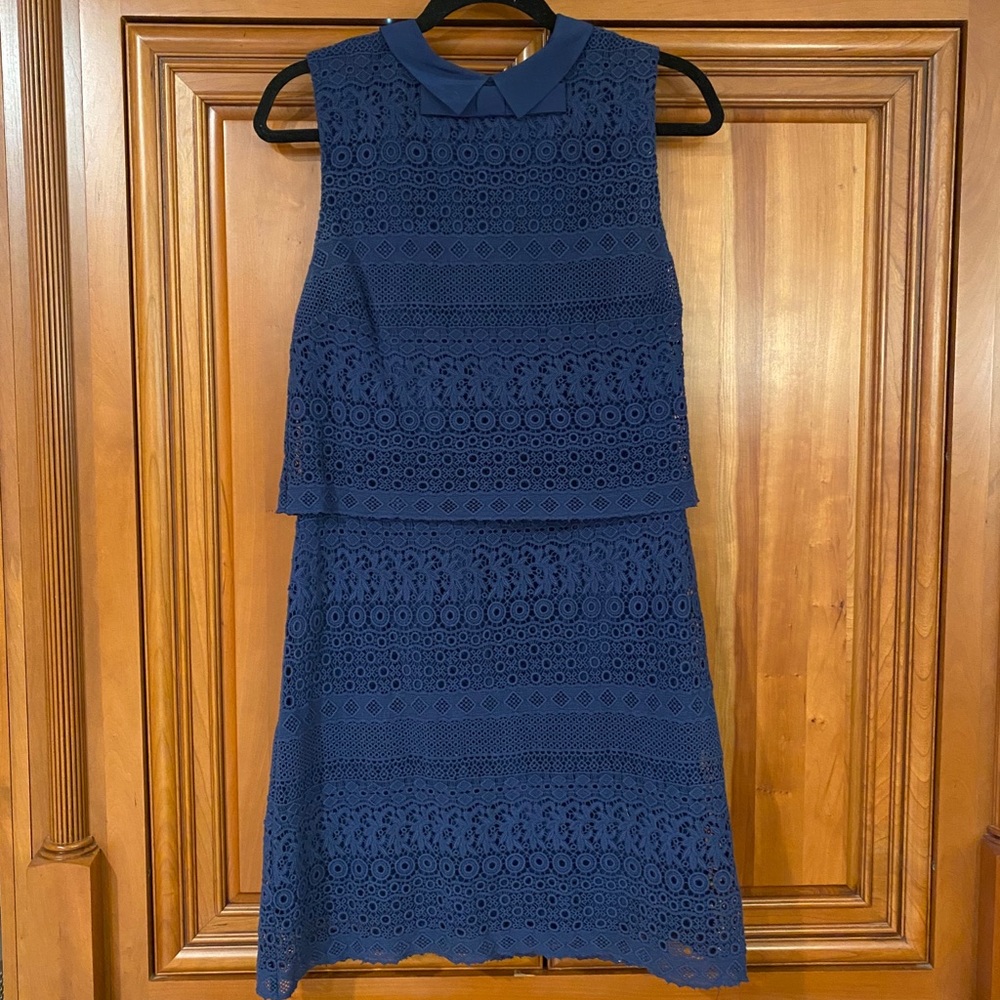 Alice and Olivia Lace Tiered Dress